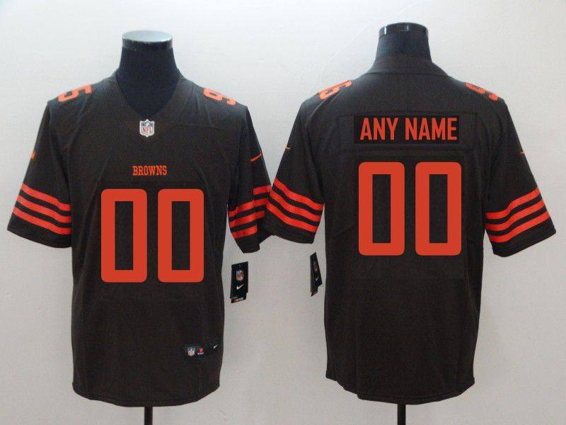 Custom Men Cleveland Browns brown Nike Vapor Untouchable Limited Playe NFL Jerseys->los angeles lakers->NBA Jersey